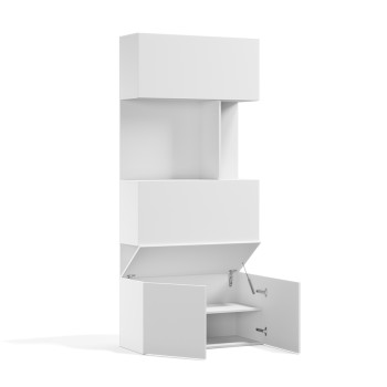 Royal Bookcase with Hidden Desk